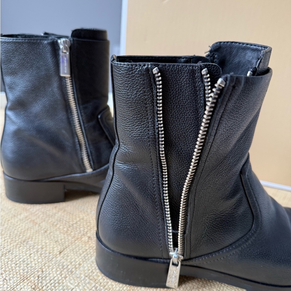 Michael Kors Andi Flat Booties Leather Black